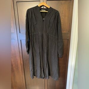 Black Crane Poets Dress